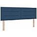 Letto a molle con materasso con led Blu 140 x 190 cm Tessuto - Foto miniatura 7