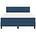 Letto a molle con materasso con led Blu 140 x 190 cm Tessuto - Foto miniatura 8