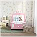 Struttura letto per bambini con testata Rosa 70 x 140 cm PU - Foto miniatura 3
