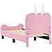 Struttura letto per bambini con testata Rosa 70 x 140 cm PU - Foto miniatura 7