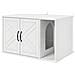 Casa per Gatti Bianco Lucido 85 x 55 x 50 cm Legno multistrato - Foto miniatura 1
