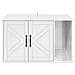 Casa per Gatti Bianco Lucido 85 x 55 x 50 cm Legno multistrato - Foto miniatura 6