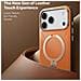 Cover per iPhone 17 Pro - Arancione, MagSafe, Con Soporte - Foto miniatura 3