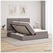 Letto con contenitore LED e materasso Tortora 180 x 200 cm - Foto miniatura 4