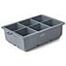 63339 - Vassoio per cubetti di ghiaccio, vassoio per cubetti di ghiaccio in silicone XL, 6 cubetti quadrati grandi - Foto miniatura 1