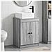 Set di mobili per il bagno Sonoma grigio Legno ingegnerizzato - Foto miniatura 8