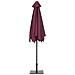 Ombrellone Da Giardino Color Rosso Scuro 270 Cm Varese - Foto miniatura 23