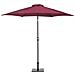 Ombrellone Da Giardino Color Rosso Scuro 270 Cm Varese - Foto miniatura 15