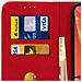 Custodia Iphone Xr Sportellino Portacarte Funzione Supporto Video - Rosso - Foto miniatura 5