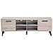 Mobile Tv In Naturale Color Legno E Grigio Alloa - Foto miniatura 7