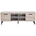 Mobile Tv In Naturale Color Legno E Grigio Alloa - Foto miniatura 17