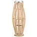 Lanterna In Legno Chiaro 84 Cm Tahiti - Foto miniatura 1