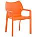 Sedia Diva Arancione - Foto miniatura 1