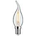28687 - Lampadina Led A Candela Con Filamento, 4,8 Watt, Dimmerabile, 2700 K, Luce Bianca Calda E14 - Foto miniatura 1