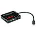 USB 2.0 CardReader for Android Smartphone+Tablet black, 12 x 63 x 50 mm - Foto miniatura 1
