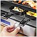 42542 Avanzata Smart Grill Da Bistecca 2000 Watt 240 V Nero Argento - Foto miniatura 6