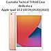 Custodia Originale Book Trifold Case Per Apple Ipad 10.2 2019 - 2020 -2021 Azzurro - Foto miniatura 2