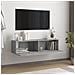 Mobile Muro Tv Grigio Sonoma 120x30x30cm Legno Ingegnerizzato - Foto miniatura 5
