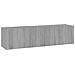 Mobile Muro Tv Grigio Sonoma 120x30x30cm Legno Ingegnerizzato - Foto miniatura 1