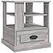 Tavolino Grigio Sonoma 50x50x60 Cm In Legno Multistrato - Foto miniatura 2
