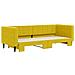 Divano Letto Con Letto Estraibile Giallo 80x200 Cm In Velluto - Foto miniatura 3