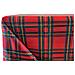 Tovaglia Cucina Soggiorno Antimacchia Idrorepellente Fantasie Tartan Splash Vari Colori Rotonda 160cm Bordeaux - Foto miniatura 4