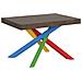 Tavolo Allungabile 90x140/244 Cm Volantis Telaio Gambe 4 Colori (b) - Noce - Foto miniatura 5