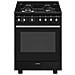 Cucina Elettrica CX61GMBL 4 Fuochi a Gas Forno Elettrico Multifunzione Termoventilato Classe A Dimensioni 60 x 60 cm Colore Nero Serie Estetica Classica - Foto miniatura 1