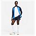 Park 20 Knit Shorts Cw6154-451 Donna Blu L - Foto miniatura 1