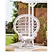Rattan Poltrona Bianco Emmanuelle - Foto miniatura 1