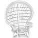 Rattan Poltrona Bianco Emmanuelle - Foto miniatura 3