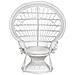 Rattan Poltrona Bianco Emmanuelle - Foto miniatura 4
