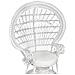 Rattan Poltrona Bianco Emmanuelle - Foto miniatura 5