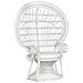 Rattan Poltrona Bianco Emmanuelle - Foto miniatura 7