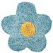 Set Di 2 Cuscini Sorrel Cotone 30 X 30 Cm Blu Fiore - Foto miniatura 3