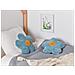 Set Di 2 Cuscini Sorrel Cotone 30 X 30 Cm Blu Fiore - Foto miniatura 1