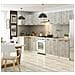 Mobile da cucina pensile OLIWIA, 1 anta, 30x30x58 cm, Colore Bianco e Grigio Cemento - Foto miniatura 4
