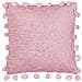 Set Di 2 Cuscini Jasmine 45 X 45 Cm Tinta Unita Rosa - Foto miniatura 4