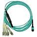 F5-upg-qsfp+-1m-2-bo Cavo A Fibre Ottiche Mtp 4xlc Om3 Colore Acqua - Foto miniatura 1