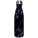 Borraccia Termica Marmo 500ml Bottiglia Acqua Thermos Caffè Bevande Calde Acciaio Borraccia Nero - Foto miniatura 1