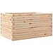 Fioriera Da Giardino 90x60x45,5 Cm In Legno Massello Di Pino - Foto miniatura 2