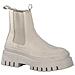 Beige Casual Closed Booties Stivaletti Pelle Scarpe Donna Beige Eu 40, 1-25494-29 309 - Foto miniatura 2