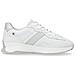 Leisure Trainers White Sneakers Pelle Scarpe Donna Bianco Eu 37, W1301-80 - Foto miniatura 2