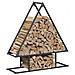 Rastrelliera per Legna da Ardere Antracite 80x25x90 cm - Foto miniatura 6
