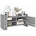 Mobile Porta Tv Grigio Sonoma 80x35x40 Cm In Legno Multistrato - Foto miniatura 3