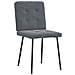 Sedie Da Pranzo 2 Pz Grigio Scuro In Velluto - Foto miniatura 3