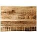 Piano Tavolo Bordi Vivi 70x40x2,5cm Legno Massello Mango Grezzo - Foto miniatura 1