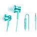 Auricolare Originale Filo Stereo In-ear Mi Pistons Fresh Jack 3,5mm Light Blu Per Smartphone - Foto miniatura 1