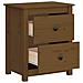 Lusso Casadino -  Comodini 2 Pz Ambra 50x35x61,5 Cm In Legno Massello Di Pino - Foto miniatura 5
