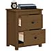 Lusso Casadino -  Comodini 2 Pz Ambra 50x35x61,5 Cm In Legno Massello Di Pino - Foto miniatura 7